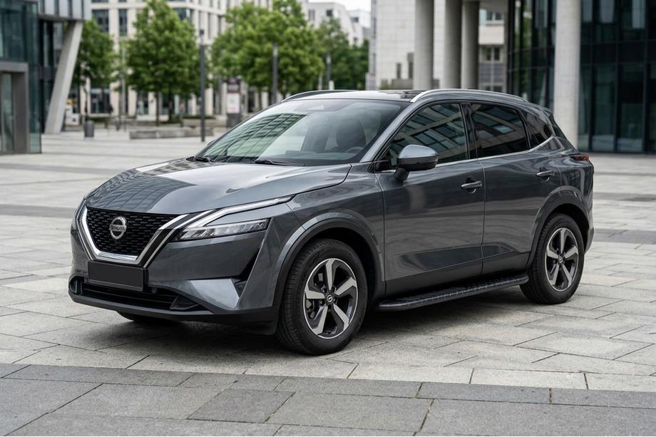 Nissan Qashqai 2021- Estribos Laterales Bosphorus Black (2 uds., Aluminio) Image