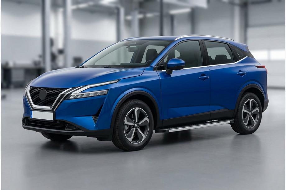 Nissan Qashqai 2021- Estribos Laterales Maya V1 (2 uds., Aluminio) Image