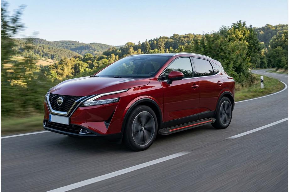 Nissan Qashqai 2021- Estribos Laterales Maya Red (2 uds., Aluminio) Image