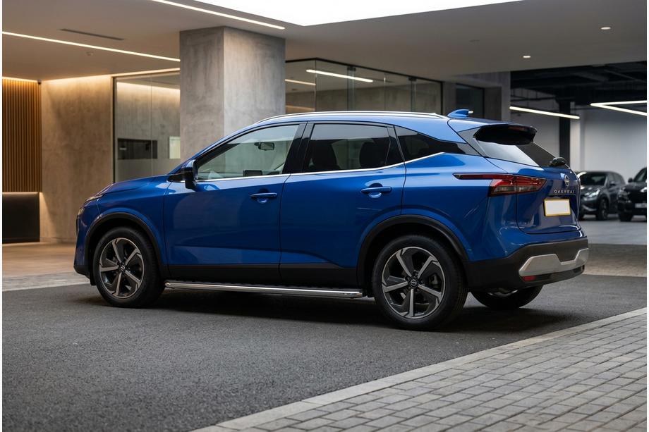 Nissan Qashqai 2021- Estribos Laterales Maydos V1 (2 uds., Aluminio) Image