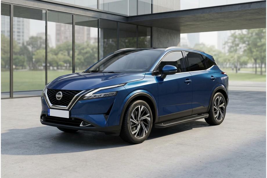 Nissan Qashqai 2021- Estribos Laterales Allmond Black (2 uds., Aluminio) Foto 1