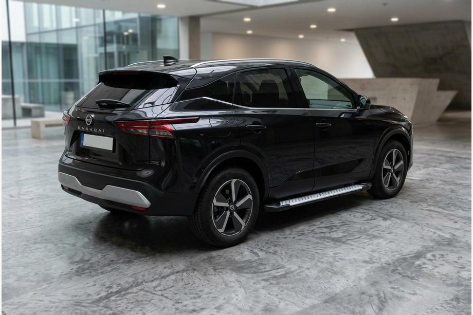 Nissan Qashqai 2021- Estribos laterales Allmond Grey (2 uds., aluminio) Image