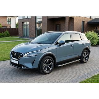 Estribos Laterales BlackLine (2 uds., Aluminio) Nissan Qashqai 2021- foto 1