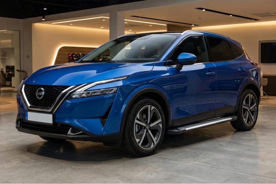 Nissan Qashqai 2021- Estribos Laterales Line (2 uds., Aluminio) Image