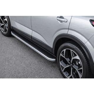 Estribos Laterales Tayga Grey (2 uds., Aluminio) Nissan Qashqai 2021- foto 1