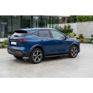 Estribos Laterales Tayga Black (2 uds., Aluminio) Nissan Qashqai 2021- foto 1