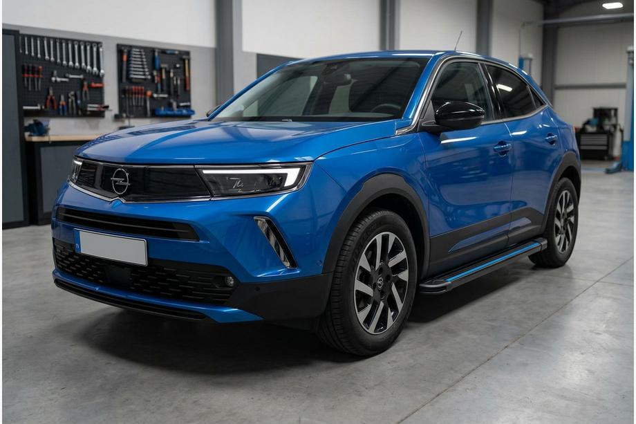 Opel Mokka 2021- Estribos Laterales Maya Blue (2 uds., Aluminio) Image