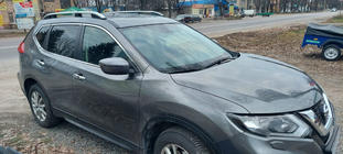 Nissan X-trail T32/Rogue 2014-2021 Barras de Techo Skyport GREY foto 3