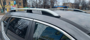 Nissan X-trail T32/Rogue 2014-2021 Barras de Techo Skyport GREY foto 1