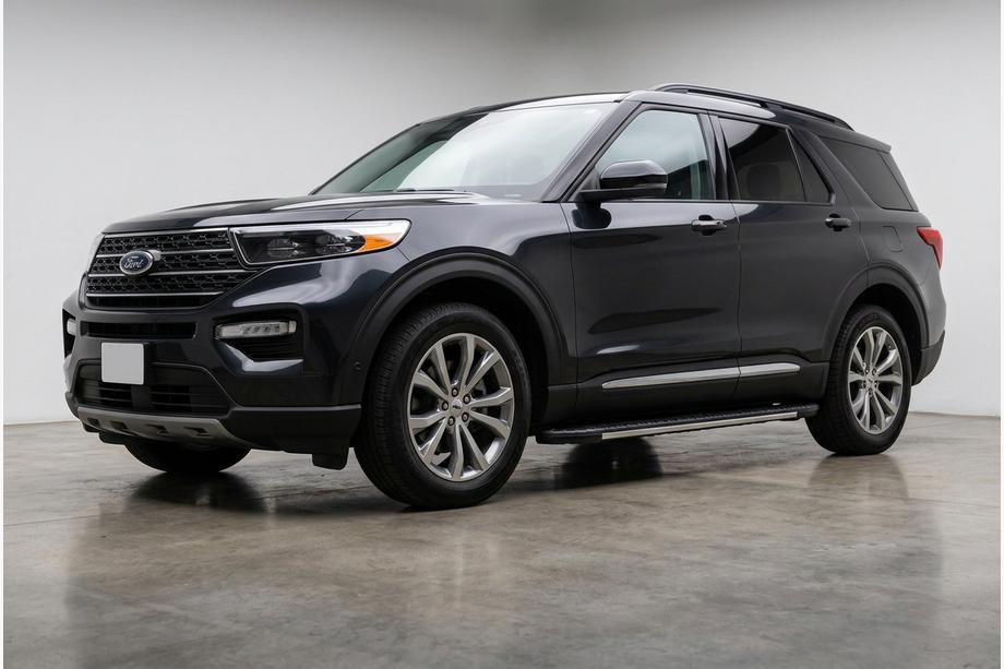 Ford Explorer 2019- Estribos laterales Bosphorus Grey (2 uds., aluminio) Image
