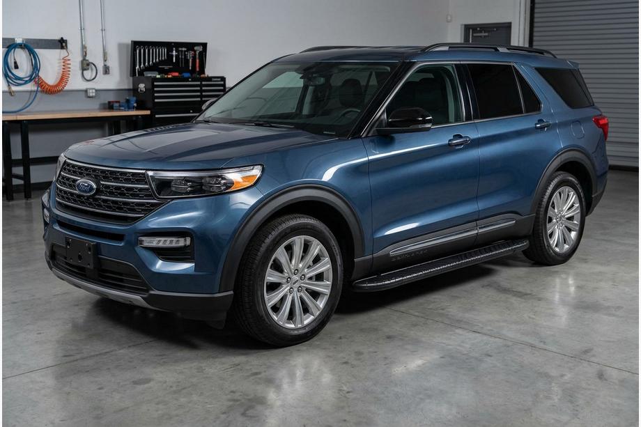 Ford Explorer 2019- Estribos Laterales Bosphorus Black (2 uds., Aluminio) Image