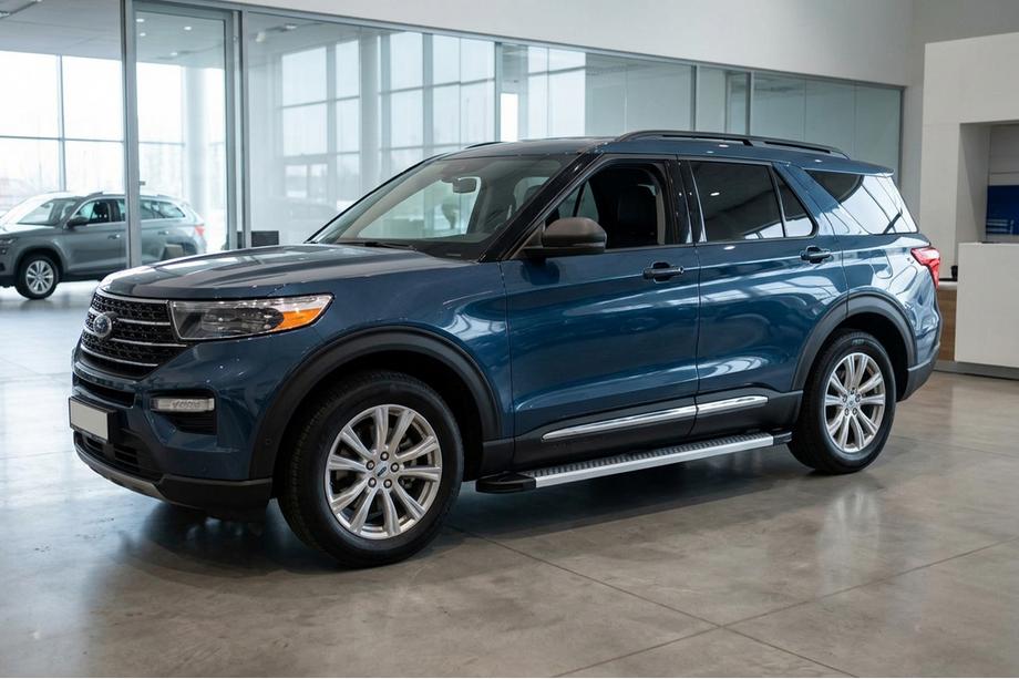 Ford Explorer 2019- Estribos Laterales Maya V2 (2 uds., Aluminio) Image