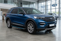 Ford Explorer 2019- Estribos Laterales Maya Blue (2 uds., Aluminio) foto 1