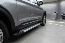 Ford Explorer 2019- Estribos Laterales Vision New Grey (2 uds., Aluminio) foto 1