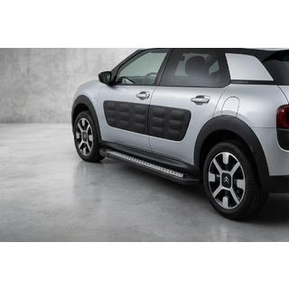 Estribos Laterales Vision New Black (2 uds., Aluminio) Citroen Cactus 2014-2020 foto 1