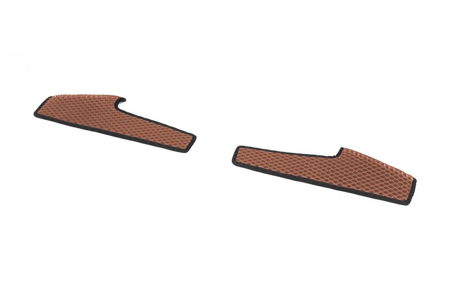 Citroen Berlingo 2008-2018 Alfombrillas EVA (rojo ladrillo) Delanteras + traseras + para umbrales (5 uds.) Foto 8
