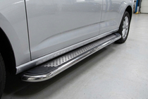 Volkswagen Caddy 2020- Estribos Laterales Maydos V2 (2 uds., Aluminio y Acero Inoxidable) foto 1