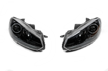 Volkswagen Golf 6 2008-2014 Faros Delanteros Black (2 uds, LED) foto 1
