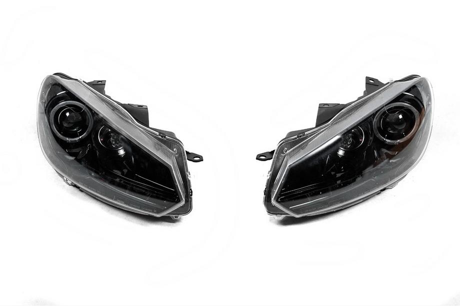 Volkswagen Golf 6 2008-2014 Faros Delanteros Black (2 uds, LED) Image