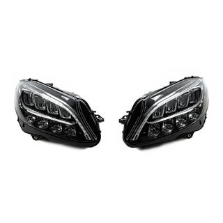 Faros delanteros (2 uds, sin unidades de control, restyling) Mercedes C-сlass W205 2014-2021 foto 2
