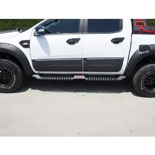 Estribos laterales Dakar V2 sin LED (2 uds, metal) foto 2