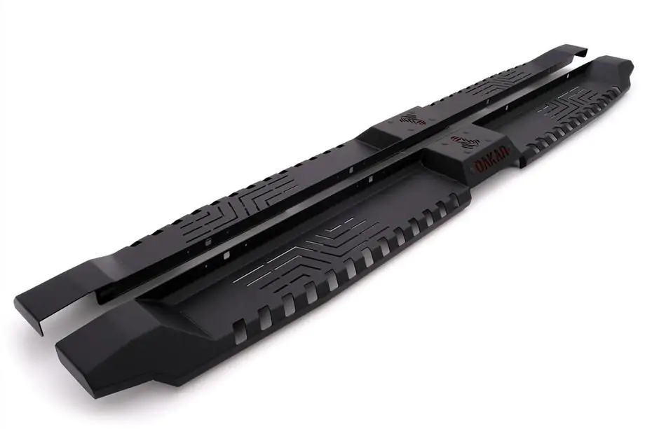 Volkswagen Amarok 2010-2022 Estribos laterales Dakar V2 sin LED (2 uds, metal) Foto 1