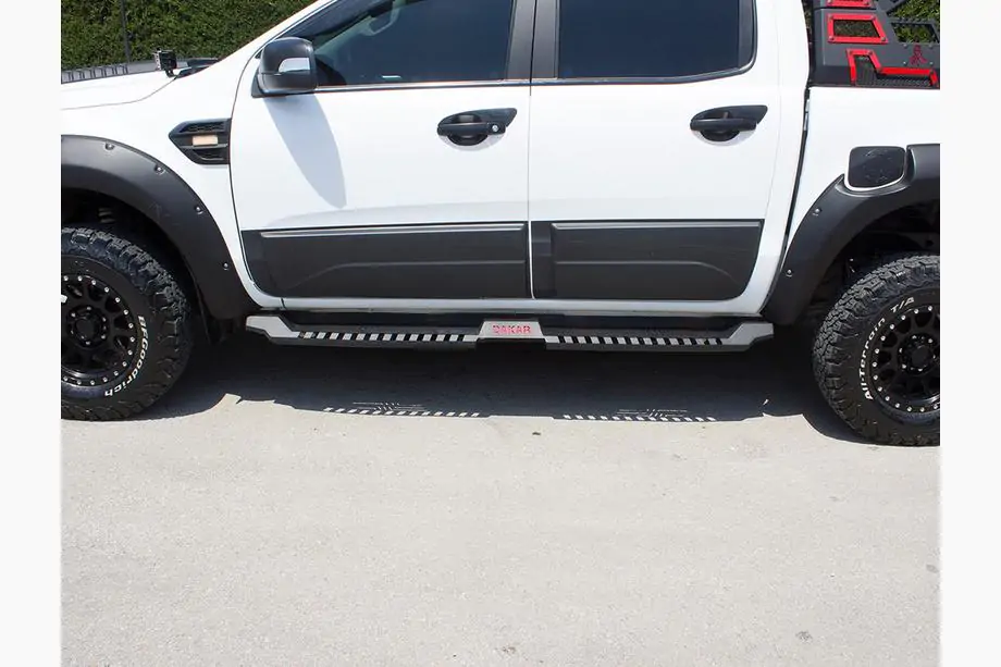 Volkswagen Amarok 2010-2022 Estribos laterales Dakar V2 sin LED (2 uds, metal) Foto 2