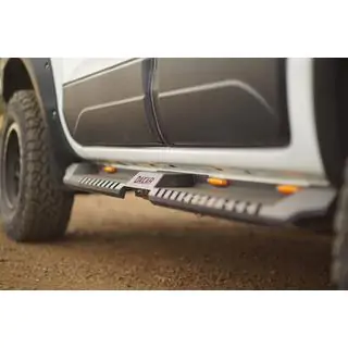 Estribos laterales Dakar V2 con LED (2 uds, metal) foto 1