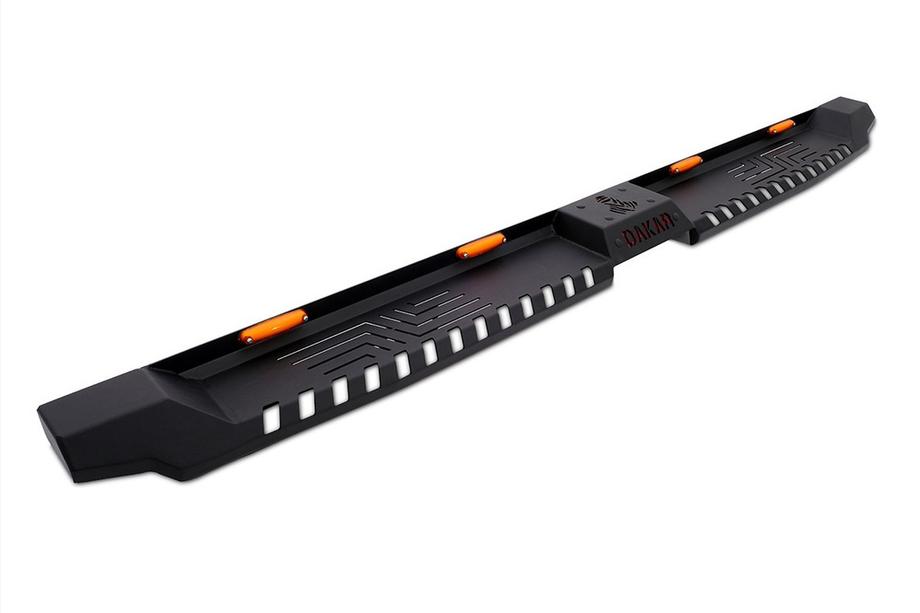 Volkswagen Amarok 2010-2022 Estribos laterales Dakar V2 con LED (2 uds, metal) Foto 13