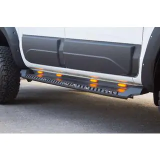 Estribos laterales Dakar V1 con LED (2 uds, metal) foto 2