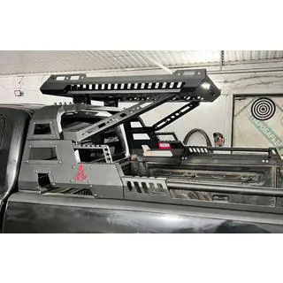 Barra antivuelco con cesta Dakar (para cubiertas enrollables) Toyota Hilux 2015- foto 2