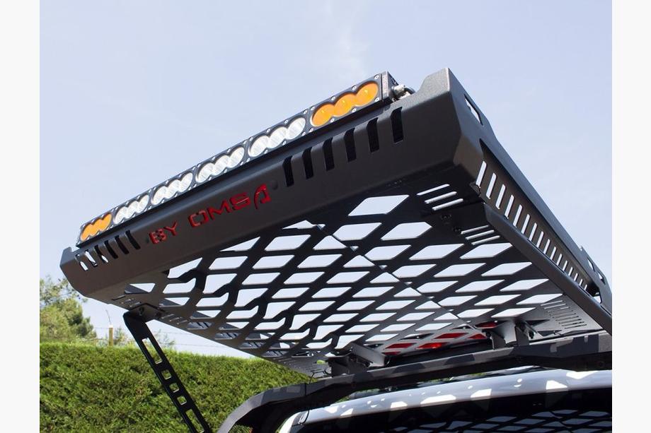 Toyota Hilux 2015- Cesta de Techo para Roll Bar Dakar (100x100 cm) Foto 3