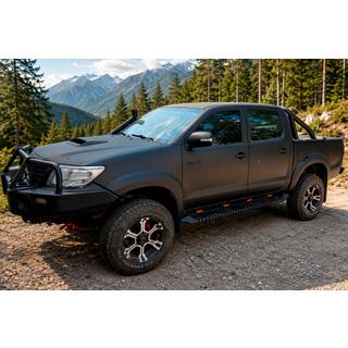 Estribos Laterales Dakar Negros V1 con Iluminacion (2 uds, Metal) Toyota Hilux 2006-2015 foto 1