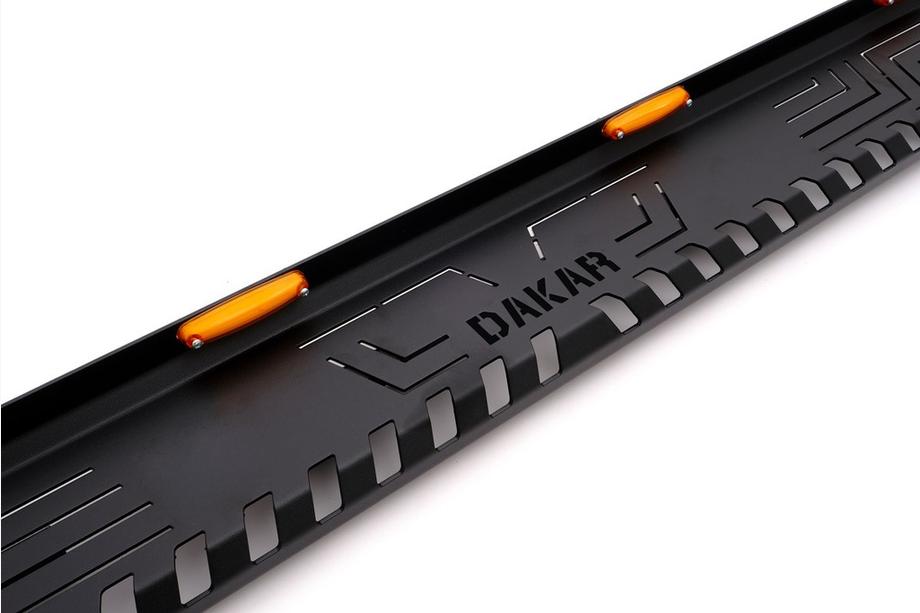 Mitsubishi L200 2006-2015 Estribos laterales Dakar V1 con LED (2 uds, metal) Foto 4