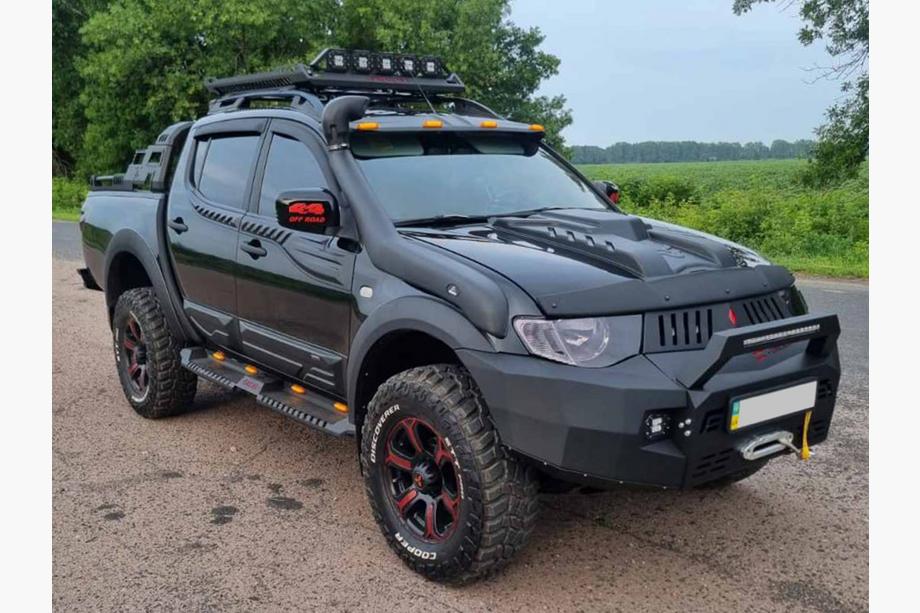 Mitsubishi L200 2006-2015 Cesta de techo para Roll Bar Dakar (100x100cm) Foto 14