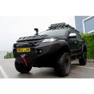 Parachoques delantero con cubrecarter Dakar (2019+) Mitsubishi L200 2015-2024 foto 1