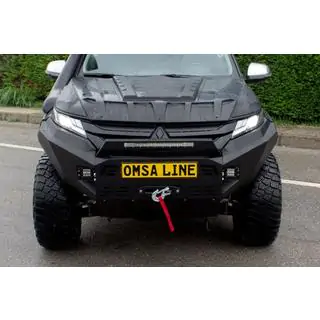 Parachoques delantero con cubrecarter Dakar (2019+) Mitsubishi L200 2015-2024 foto 2