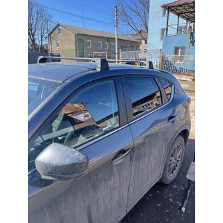 Barras de techo para puntos de anclaje originales (2 uds, aluminio) Mazda CX-5 2017–2025 foto 2