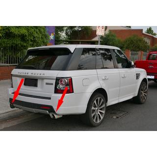 Colas de escape V2 (2 uds, acero inoxidable) Range Rover Sport 2005-2013 foto 1