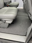Chrysler Voyager 2001-2007 Alfombrillas (3 filas, EVA, negras) foto 6
