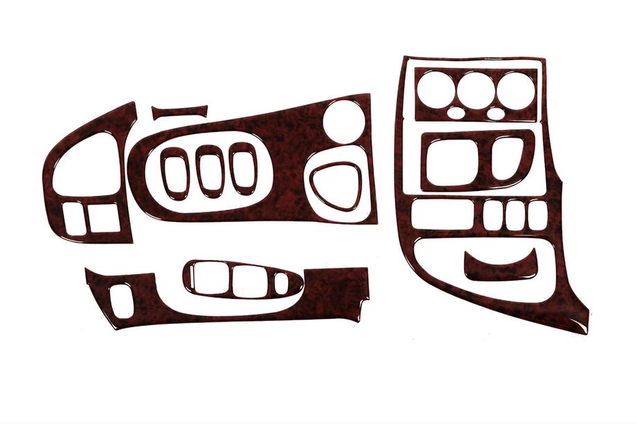 Kia Shuma 1998-2001 Decoración de Salpicadero Aluminio Image