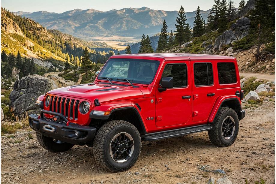 Jeep Wrangler 2018- Estribos Laterales Bosphorus Black (2 uds., Aluminio) Image