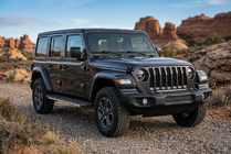 Jeep Wrangler 2018- Estribos laterales Bosphorus Grey (2 uds., aluminio) foto 1