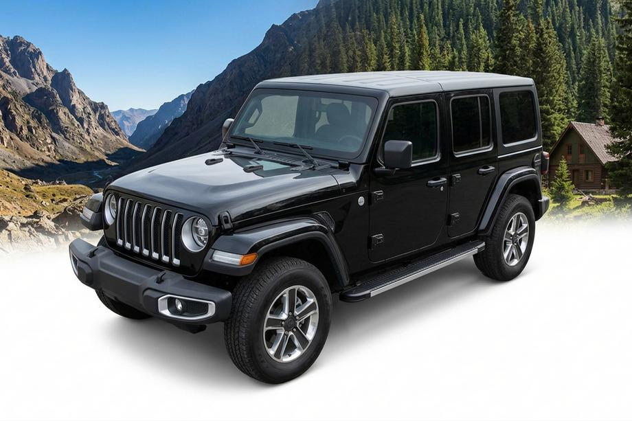 Jeep Wrangler 2018- Estribos Laterales Maya V1 (2 uds., Aluminio) Image