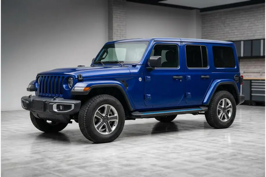 Jeep Wrangler 2018- Estribos Laterales Maya Blue (2 uds., Aluminio) Image