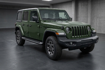 Jeep Wrangler 2018- Estribos Laterales Allmond Black (2 uds., Aluminio) foto 1