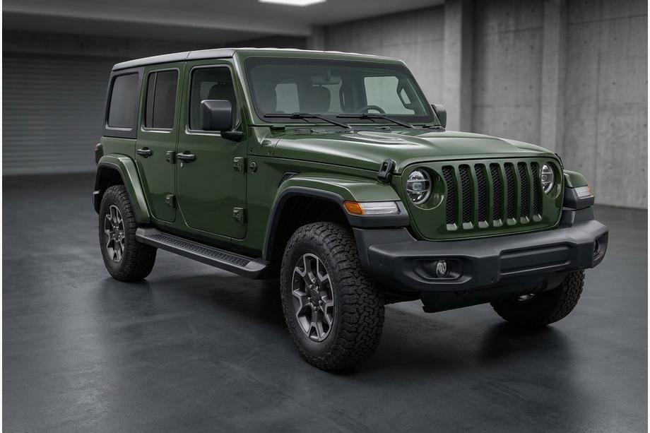 Jeep Wrangler 2018- Estribos Laterales Allmond Black (2 uds., Aluminio) Image