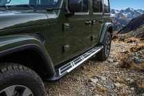 Jeep Wrangler 2018- Estribos Laterales Sunrise (2 uds., Aluminio) foto 1