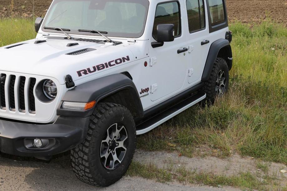 Jeep Wrangler 2018- Estribos Laterales Tayga Grey (2 uds., Aluminio) Image
