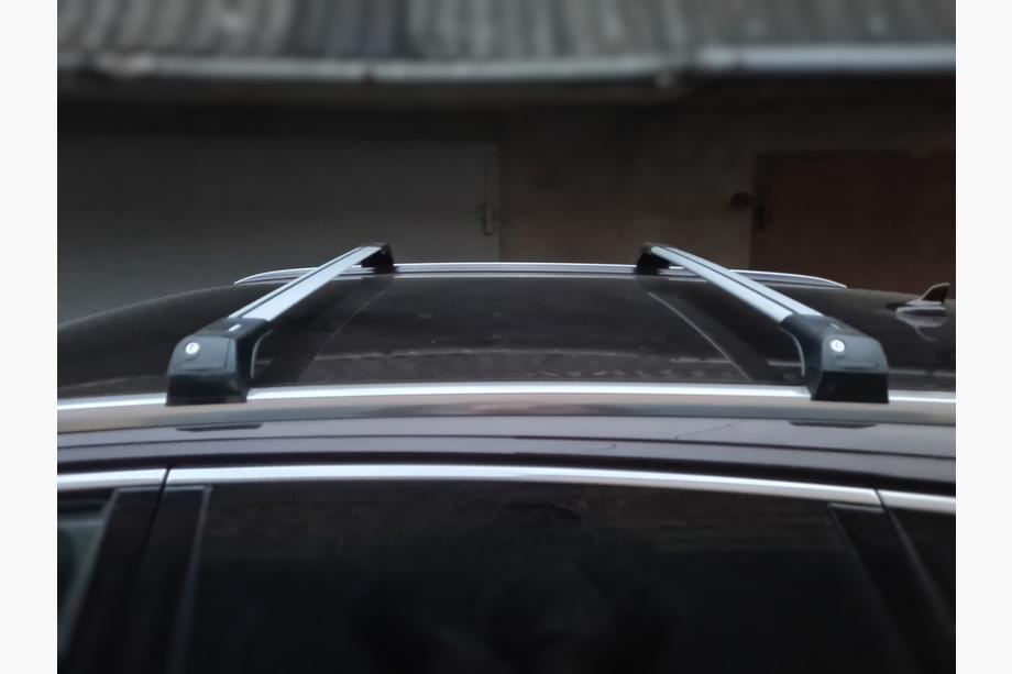 Audi Q7 2015–2026 Barras de techo para rieles integrados Skybar (2 uds) Negro Foto 2